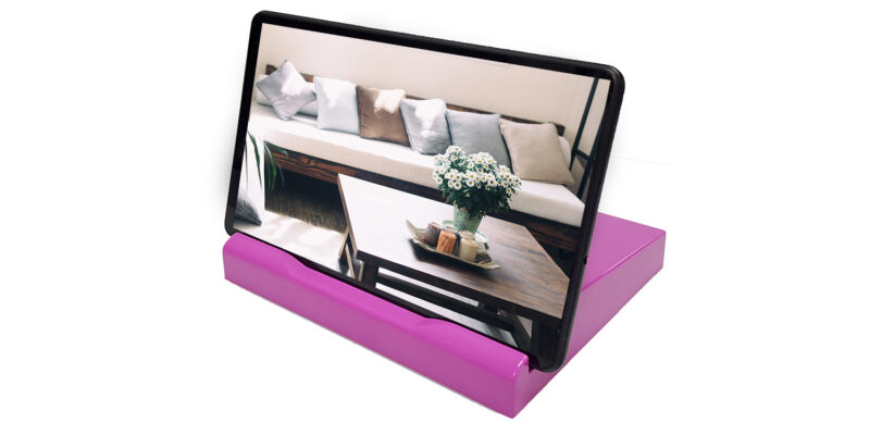 Muze Frame Stand Pink